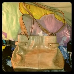 Tan Textured Tommy Hilfiger Purse